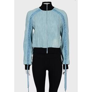 Christian Dior Light Blue Cotton Jacket - Size 40